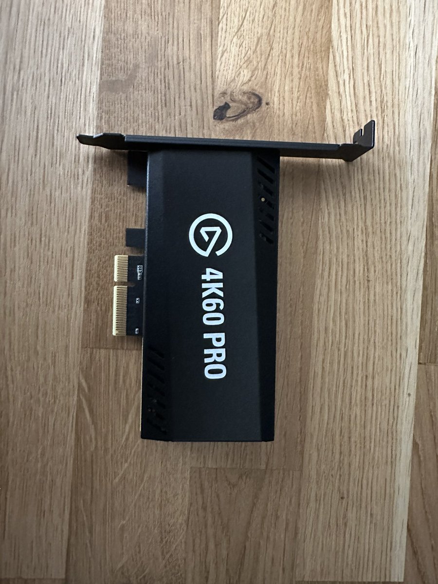 RynoTV's tweet photo. Still have some items for sale
All Elgato, all items include shipping (US Only)

4k60Pro Cap Card - $220 
Cam Link - $70
Streak Deck MK1 - $75
Stream Deck Pedal - $75 https://t.co/gDU7SKqgnp