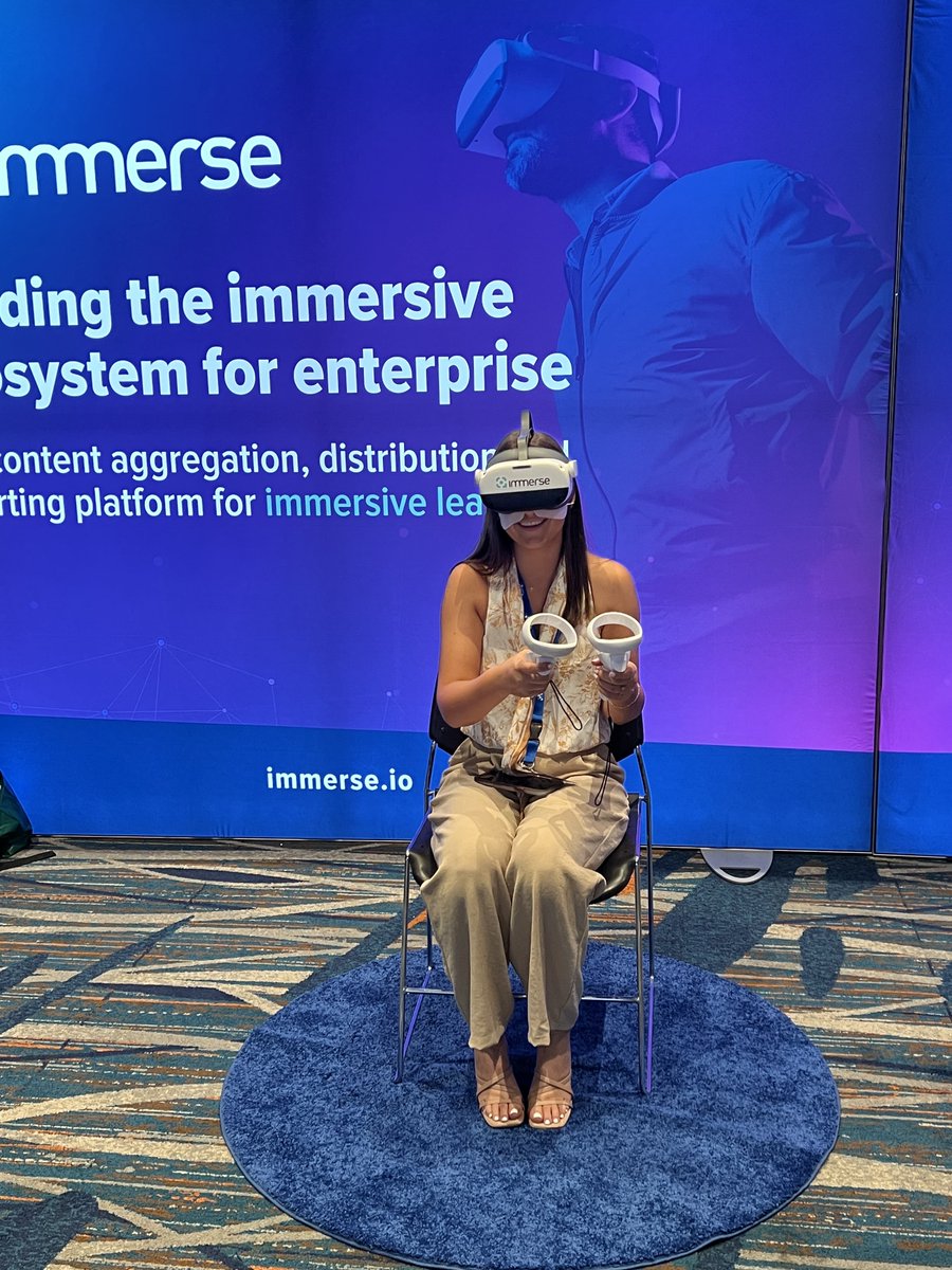 We'd like to thank everyone who stopped by our booth at the Learning Solutions 2023 Expo!
It was a pleasure meeting you all and showing how the Immerse Platform can be a powerful tool for our learning and development experts to enhance their XR training programs.

#LSCon #Immerse