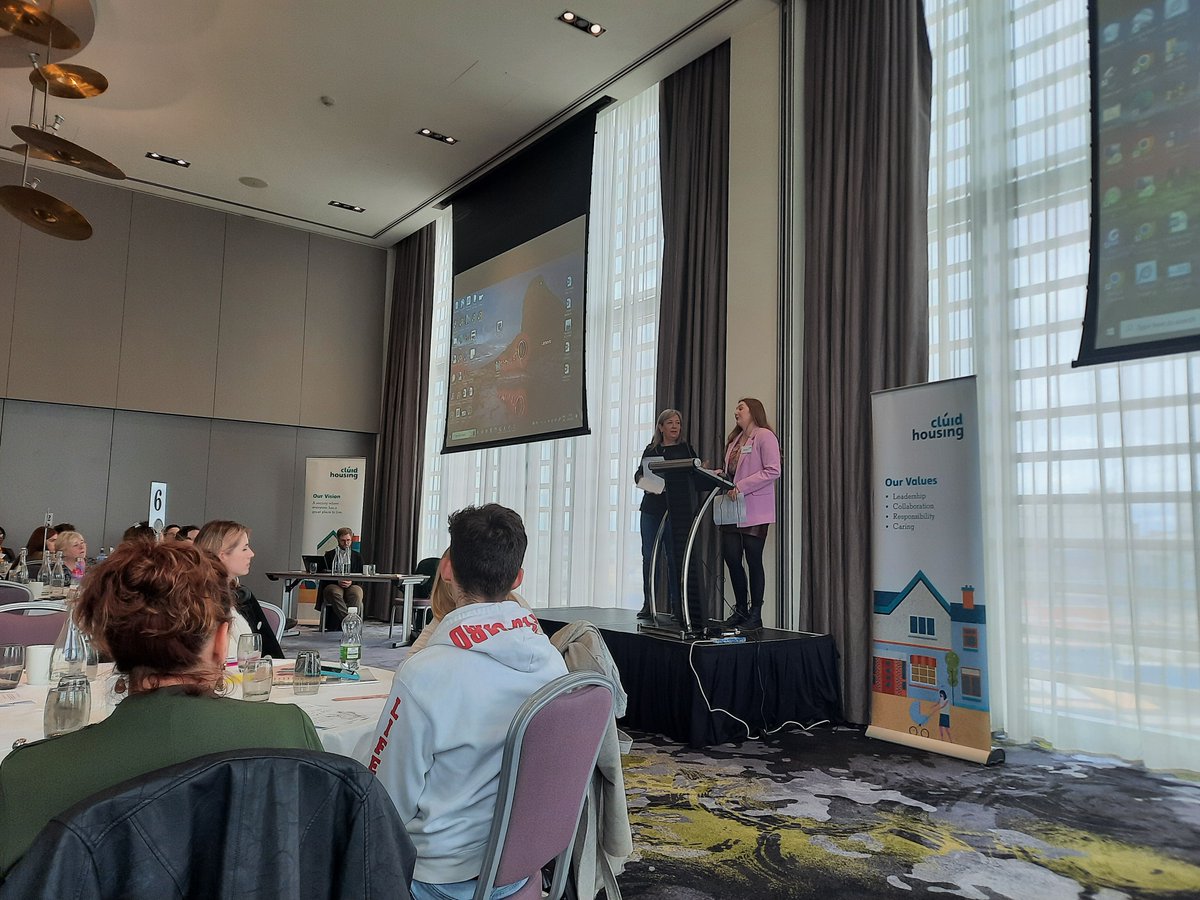 CluidHousing's tweet photo. We brought together some of Ireland's leading organisations that work to prevent youth homelessness and support young people to exit homelessness. The Youth Housing Conference is intended to establish networks and bring together experienced professionals to plan for the future. https://t.co/yfR5AltP5g