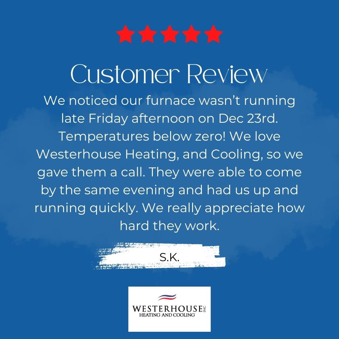 WesterhouseHVAC's tweet photo. We always appreciate your kind feedback! Thank you! 

#5StarReview #Westerhouse #EudoraHVAC #ACRepair #ACService https://t.co/SXm6PkkBxi