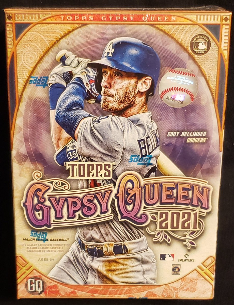 3bangerbreaks's tweet photo. #TBBin23 Day 103 of 365 Giveaways is a 2021 #Topps
#Gypsy #Queen #Blaster #Box

1. Follow @3bangerbreaks
2. Retweet
3. Tweet #TBBin23 

#thehobby #Giveaways #SharingIsCaring #TBBDraft #tradingcards #MLB #whodoyoucollect #Winner #homerun #triple #banger #GQ #grandslam #WorldSeries https://t.co/2mXQdrzK0k