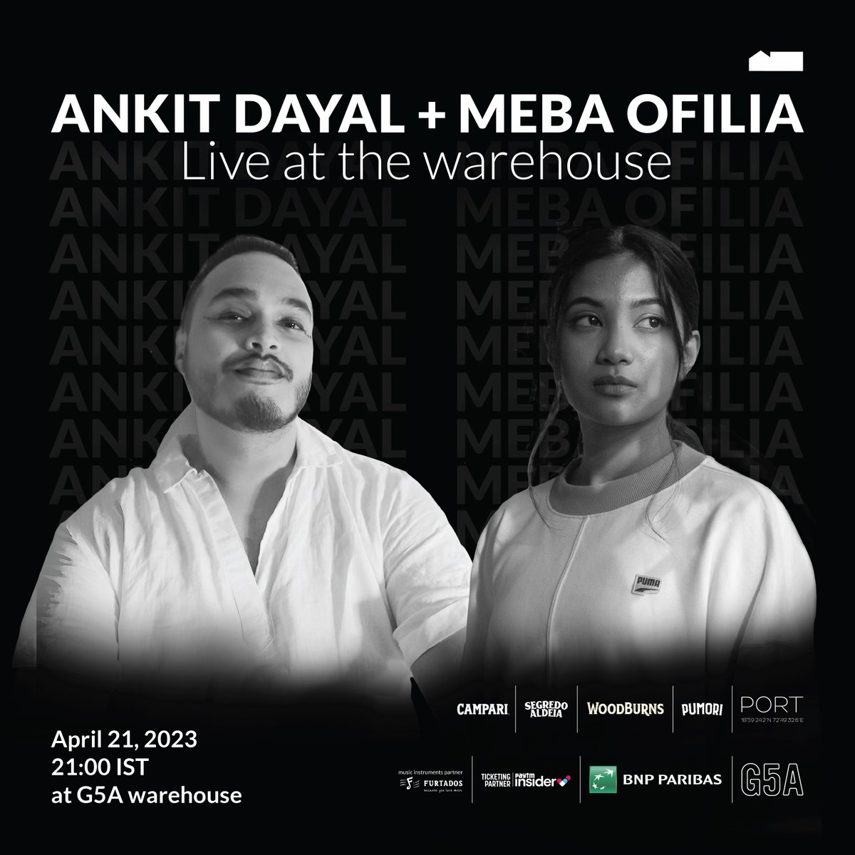 This time for Live at the warehouse we present two prominent young artists performing with their bands at the Black Box.

For passes, please visit insider.in/ankit-dayal-me…