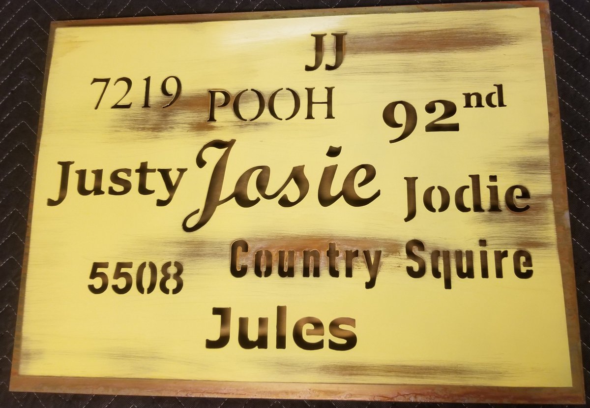 We also do metal projects/signage for families and/or unique gifts!  #KcMetalWorx #Family #MetalArt