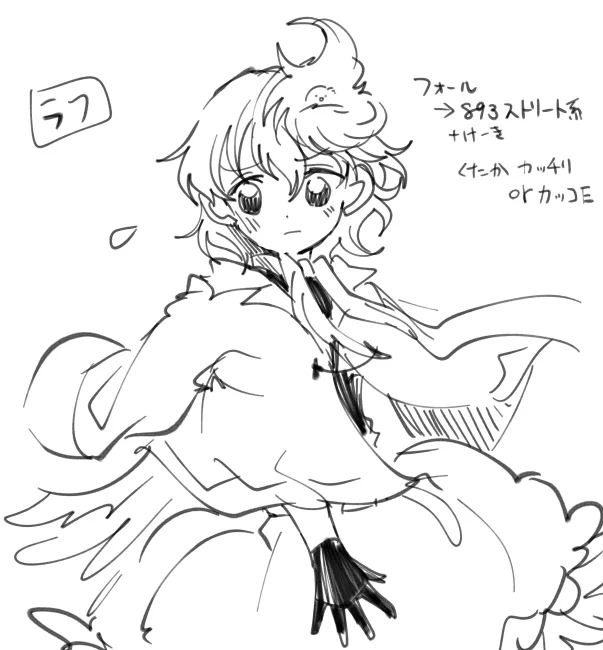 先月書き終わったけど終わりの方2作もちまちま調整はじめてます(紙媒体の方は皆割と普通寄りの服です) 