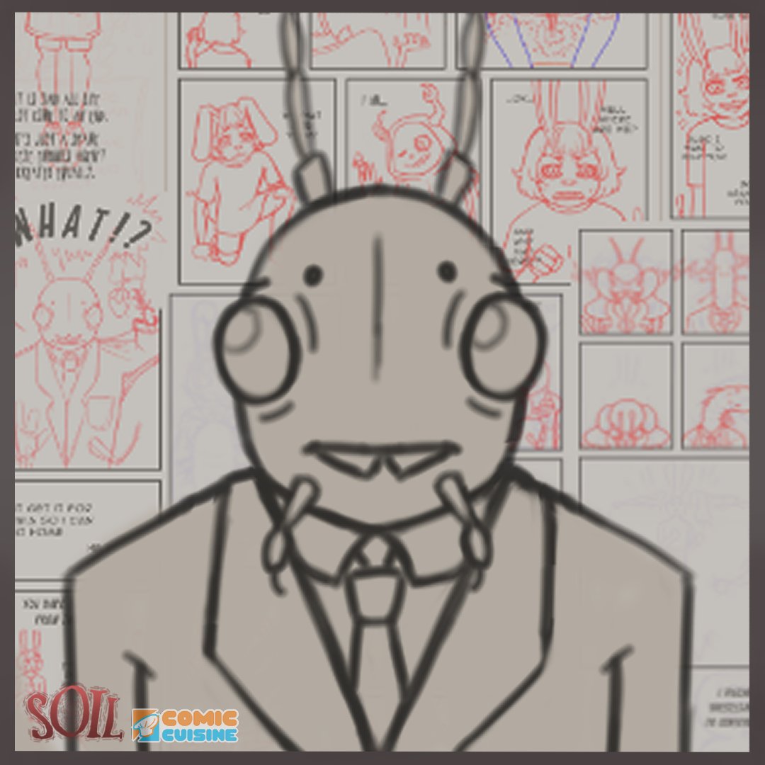 CuisineComic's tweet photo. 🐰🪲Work continues on SOIL, Here's a tiny sneak peek! 🍄🪱
#comic #mcmlondon https://t.co/I8jSD5t7To
