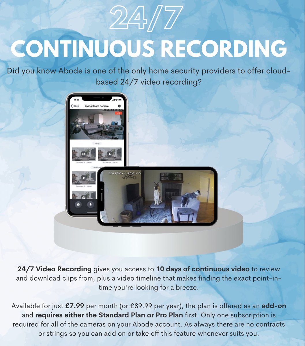 Ensure your pets are safe and happy with our 24/7 continuous recording.

Check in on your home from anywhere in the world at anytime!!!

#24/7 #recording #monitoring