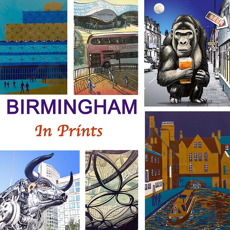 We have a wonderful and varied collection of limited edition prints of scenes from our amazing City! purplegallery.com #Birmingham #prints #art #buyart #birmingham