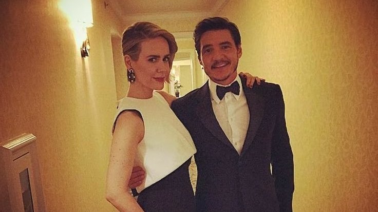 FilmUpdates's tweet image. “Pedro Pascal is powerful, soulful, hilarious, capable of having the deepest conversations, willing to hold your hair back when you’re sick, and in possession of the broadest shoulders to lean on. His light burns so bright. He’s the whole motherf-cking deal.” - Sarah Paulson