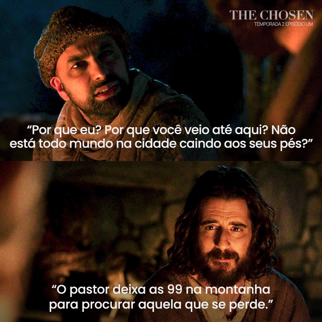 The Chosen Brasil on X: Encontramos uma nova definição: chato, mas  essencial.  / X