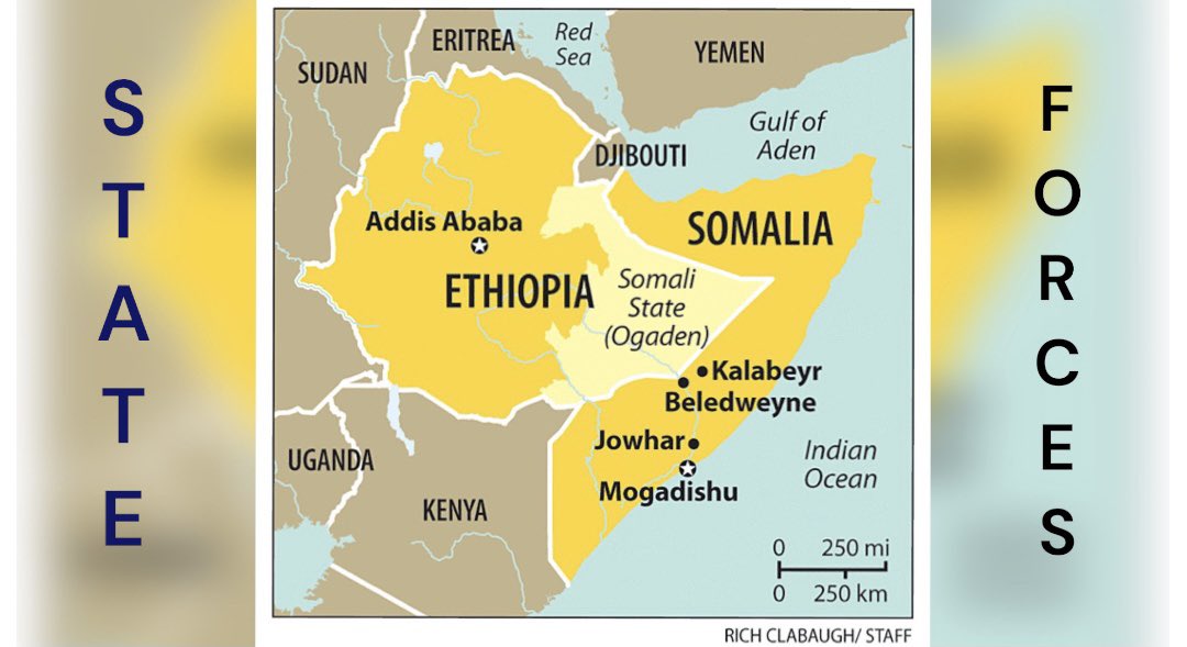 InaOlad's tweet photo. Ethiopia to dismantle regional special forces in favour of 'centralized Govt Army'. 

This is something that Somalia suppose to do &amp; should do. Dismantle all state forces (Somaliland, Jubaland, Galmudug, Hirshabele, Southwest, Puntland, &amp; SSC-Khatumo). #Somalia #Somali #Mogadishu https://t.co/R3ejakW6VT
