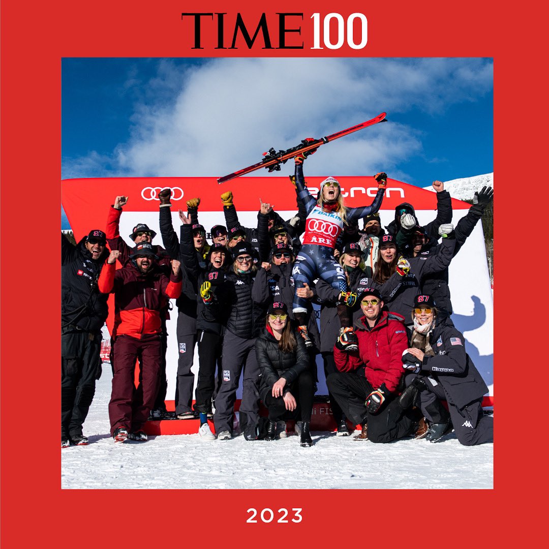 MikaelaShiffrin's tweet photo. I can’t even put into words what an honor it is to be a part of @TIME’s list of 100 Most Influential People. But I’d be remiss to not acknowledge everyone around me who has made this possible. This sport takes us across the world…(cont.⬇️)

#TIME100 https://t.co/sJXUznAKgA