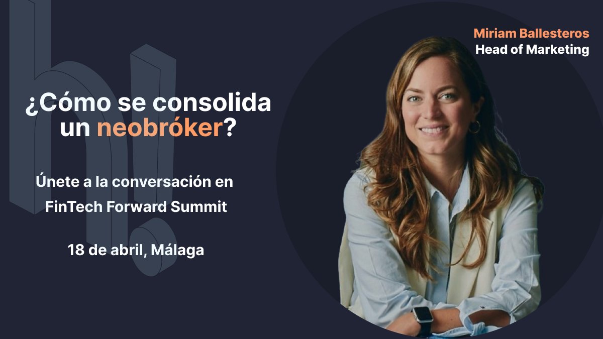 joinheytrade's tweet photo. Si quieres saber más sobre la consolidación de neobrokers en la industria financiera, no te pierdas la intervención de nuestra Head of Marketing @mirballesteros en el Fintech Forward Summit 🔝🔝
📌 ¡Te esperamos el 18 de abril en Málaga!
#HeyTrade #Fintech #inversion https://t.co/iLZlujuZtM