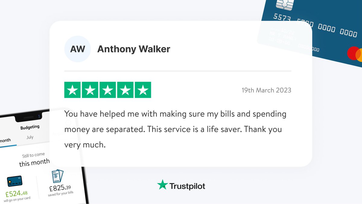 We're over the moon to hear how your Current Account is helping you!

Thank you for being part of the thinkmoney community, Anthony 🥂