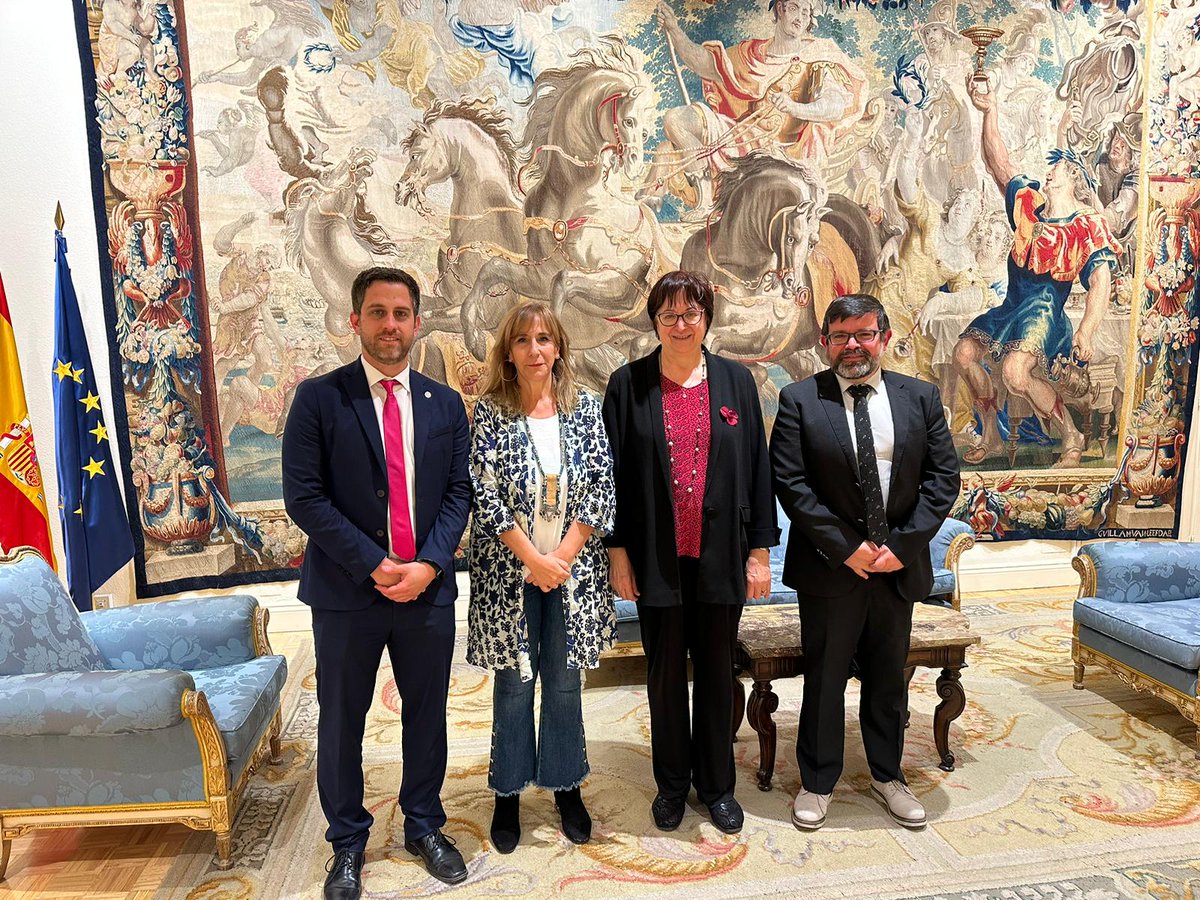 cgcfe's tweet photo. Reunión para presentar el "Documento Marco de Fisioterapia en Educación". Además se trataron futuras líneas de cooperación entre el Ministerio de Educación y el CGCFE https://t.co/MaOw2hfOSp