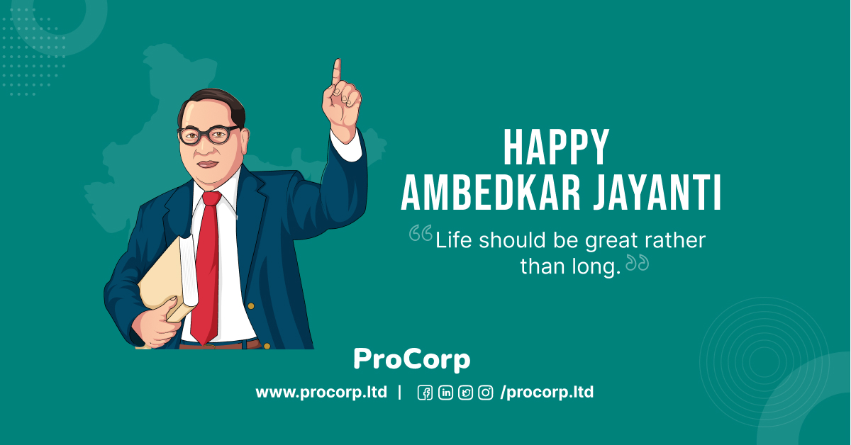 ProCorpLTD's tweet photo. Remembering Dr. B.R. Ambedkar on his Jayanti - a leader who dedicated his life to the betterment of society and championed the cause of social justice.

#HappyAmbedkarJayanti #AmbedkarJayanti  #ambedkarjayanti2023 #bhimraoambedkarjayanti #procorp #procorpLTD https://t.co/PUbcvb243J