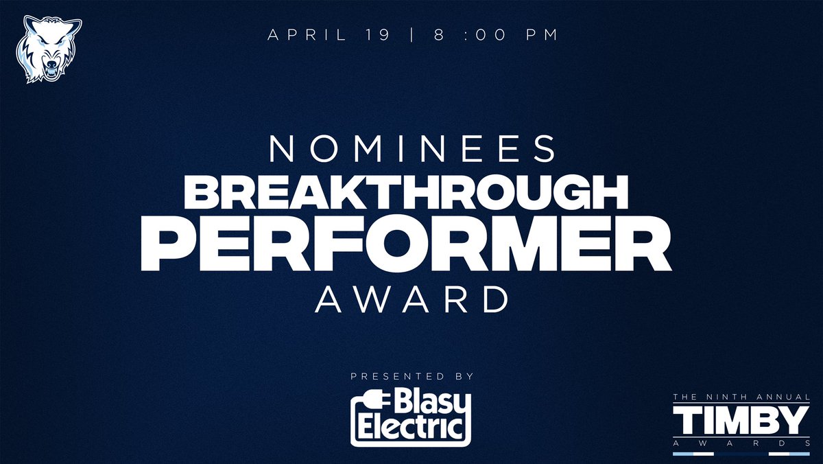 nutimberwolves's tweet photo. Our nominees for the 2023 Men’s and Women’s Breakthrough Performer of the Year Awards! 
#rolltimbys🐺 https://t.co/G7AkSRf9n3