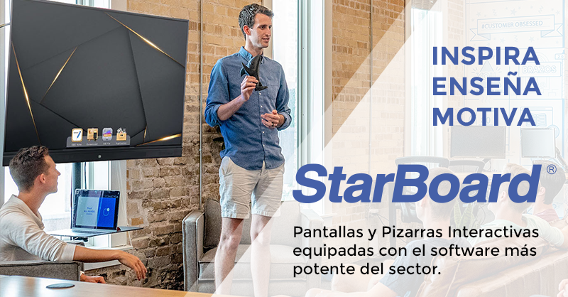 Con las #pantallas #interactivas de la serie YL de <a href="/starboard_int/">StarBoard</a>  las personas pueden #colaborar y #comunicarse más eficazmente, #aprender de forma más eficiente y acceder a la información y compartirla de formas nuevas e innovadoras.
avitvision.es/starboard