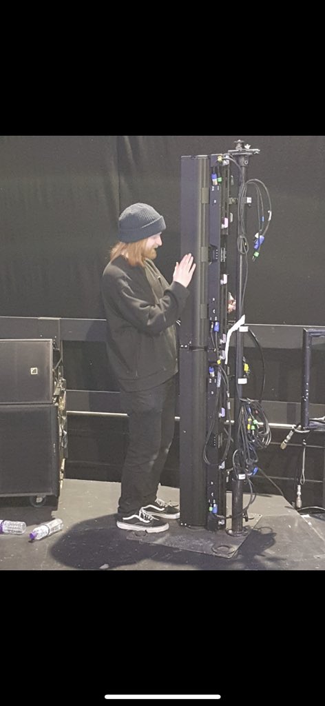 During load out for The Ghost Inside ☺️☺️☺️☺️☺️☺️☺️