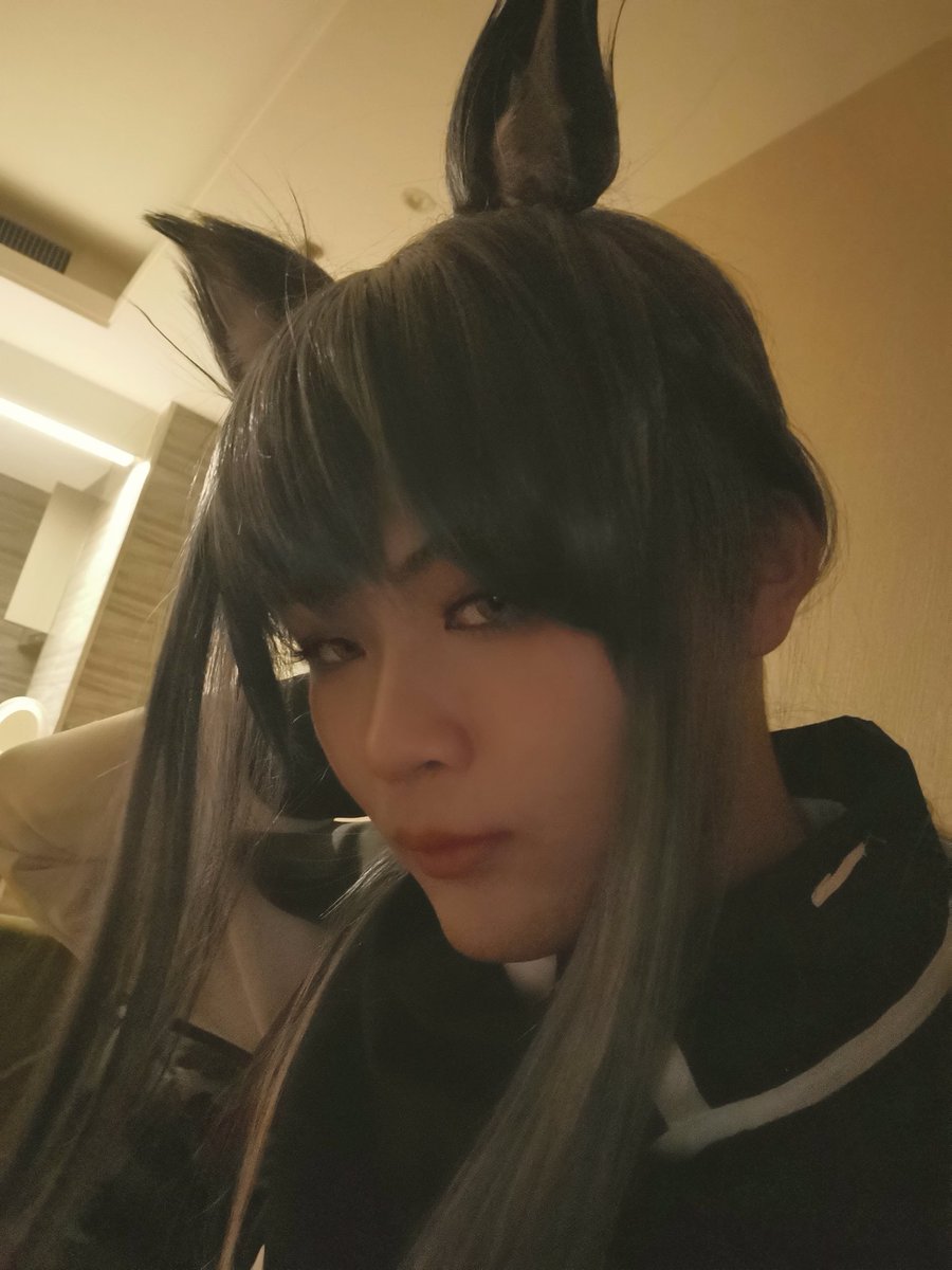 NotCalmar's tweet photo. 第一次尝试了化妆和cos...  嘛...不过不是很好看请见谅啦～
#伪娘 #男娘 #女装 #Femboy https://t.co/WxRQnMiQ9U