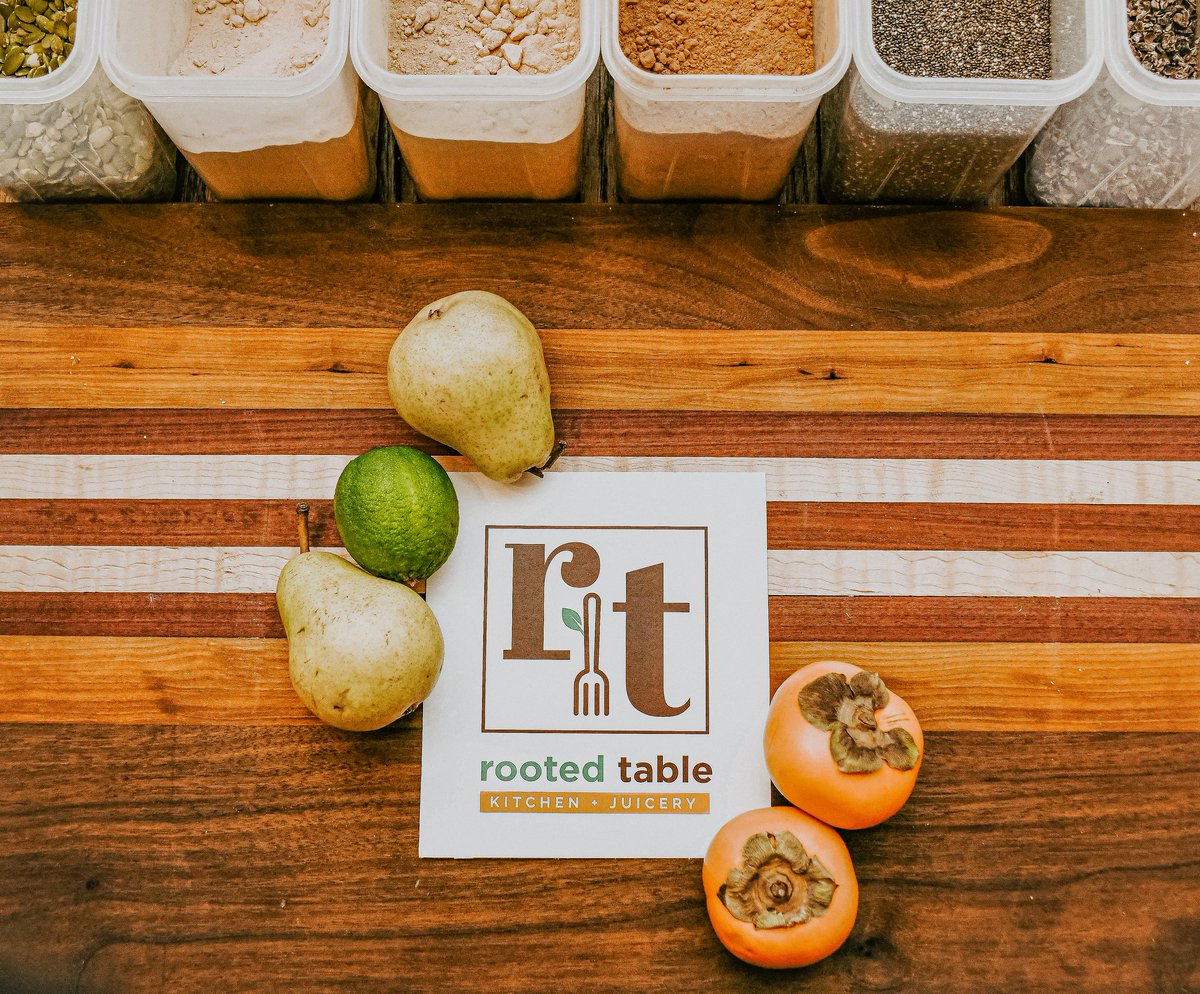 rootedtablecafe's tweet photo. Get ready to feast on plant-based goodness and soulful vibes at Rooted Table Kitchen + Juicery this summer!
We're coming together, rooted in love and serving food that nourishes both body and soul.
Stay tuned for delicious updates!
#RootedTable #PlantBasedDelights #Omaha https://t.co/Os743C4zZM