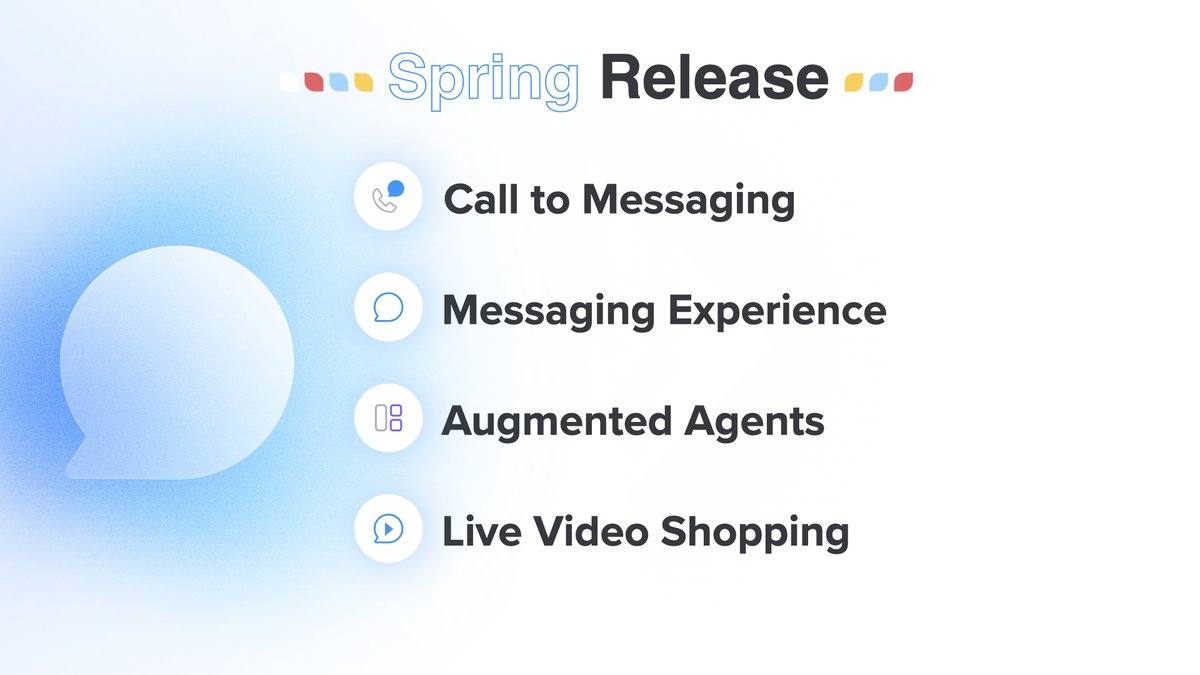 iAdvize_fr's tweet image. Le retour des beaux jours sonne aussi l’heure du ménage de printemps, et si on dépoussiérait votre expérience client ? 🧹

Découvrez les nouveautés de notre #SpringRelease qui vont faire briller la performance de vos équipes :
hubs.la/Q01K4TsQ0