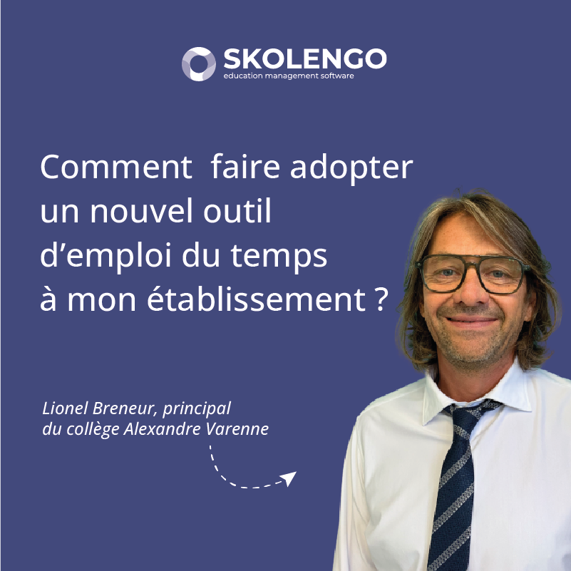 #ChatGPT  ne pourra pas vous aider à concevoir emploi du temps... Skolengo si 🤖

Lionel Breneur, principal, a changé d'Emploi du temps dans son collège 📅

Découvrez comment s'est déroulé ce changement 👉 bit.ly/40YJ5RM

#education #PEDIR