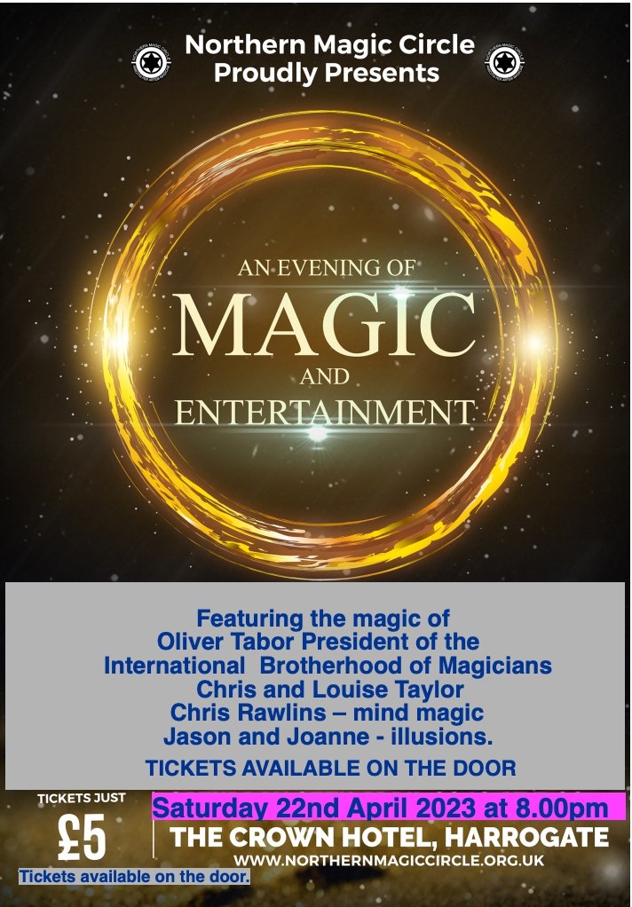 CrownHotelHGT's tweet photo. Fancy a magical evening? 🎉

The Crown Hotel would like to announce that we will be hosting the @MagicNorthern from the 21st of April till the 23rd of April, with live performances on the 22nd of April.

For further information please visit: https://t.co/raVoua4B8Z

#magic #fun https://t.co/rVhyaUxQaK