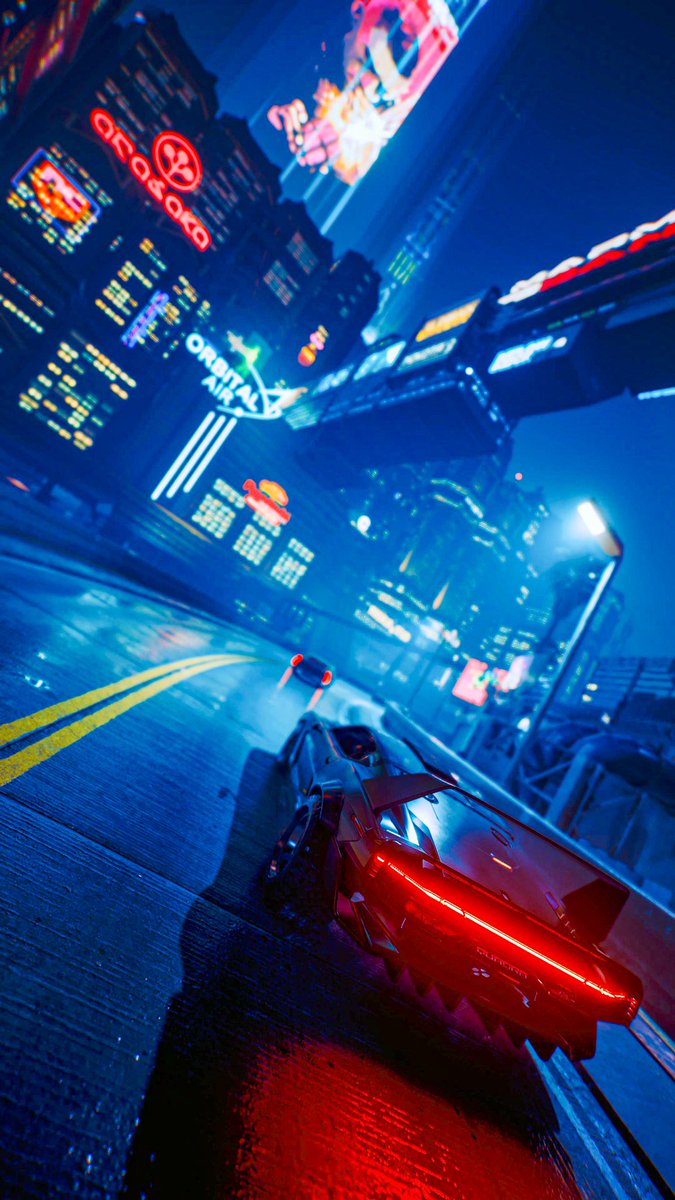 The city comes alive at night 😈

#Cyberpunk2077 
#ThursdayVPTransport