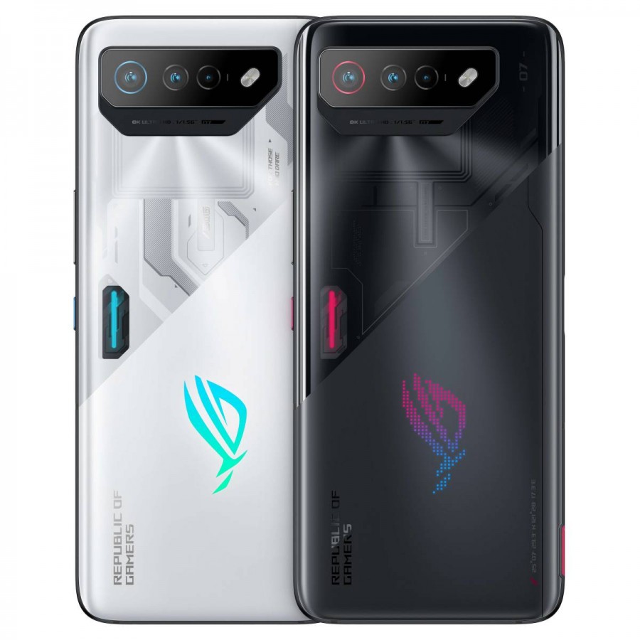 TheGTAVIRadar's tweet photo. Asus Rog Phone 7 Launched in India

🔴12GB + 256GB : Rs. 74,999 

6.78-inch FHD+ 165Hz OLED 
1500 nits
Victus protection
SD 8 Gen 2
LPDDR5X/UFS 4.0
Android 13 : ROG UI &amp; Zen UI
50MP IMX766+13MP UW+5MP
32MP front
3.5mm audio jack
In-display FPS
IP54
6000mAh+65W
#ASUSROGPHONE7 https://t.co/sn4V1jduF2