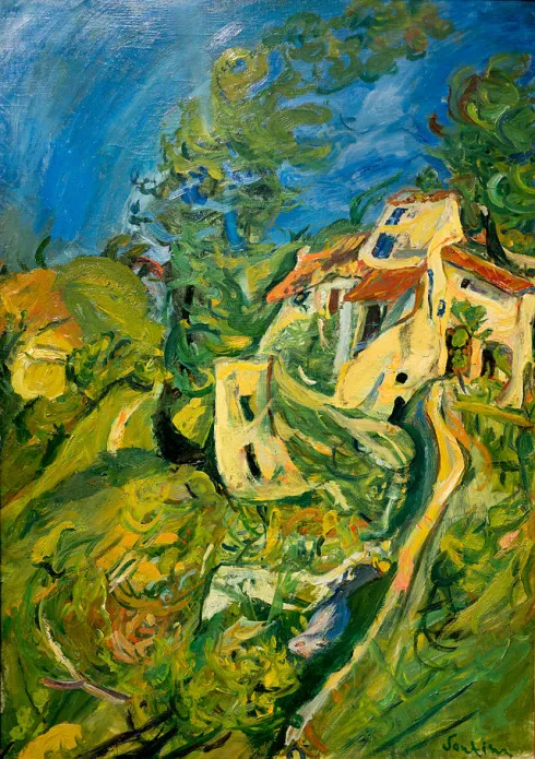 twistopherrobin's tweet photo. #Art #ChaimSoutine "Paysage" 1923 https://t.co/e3okatUDbA