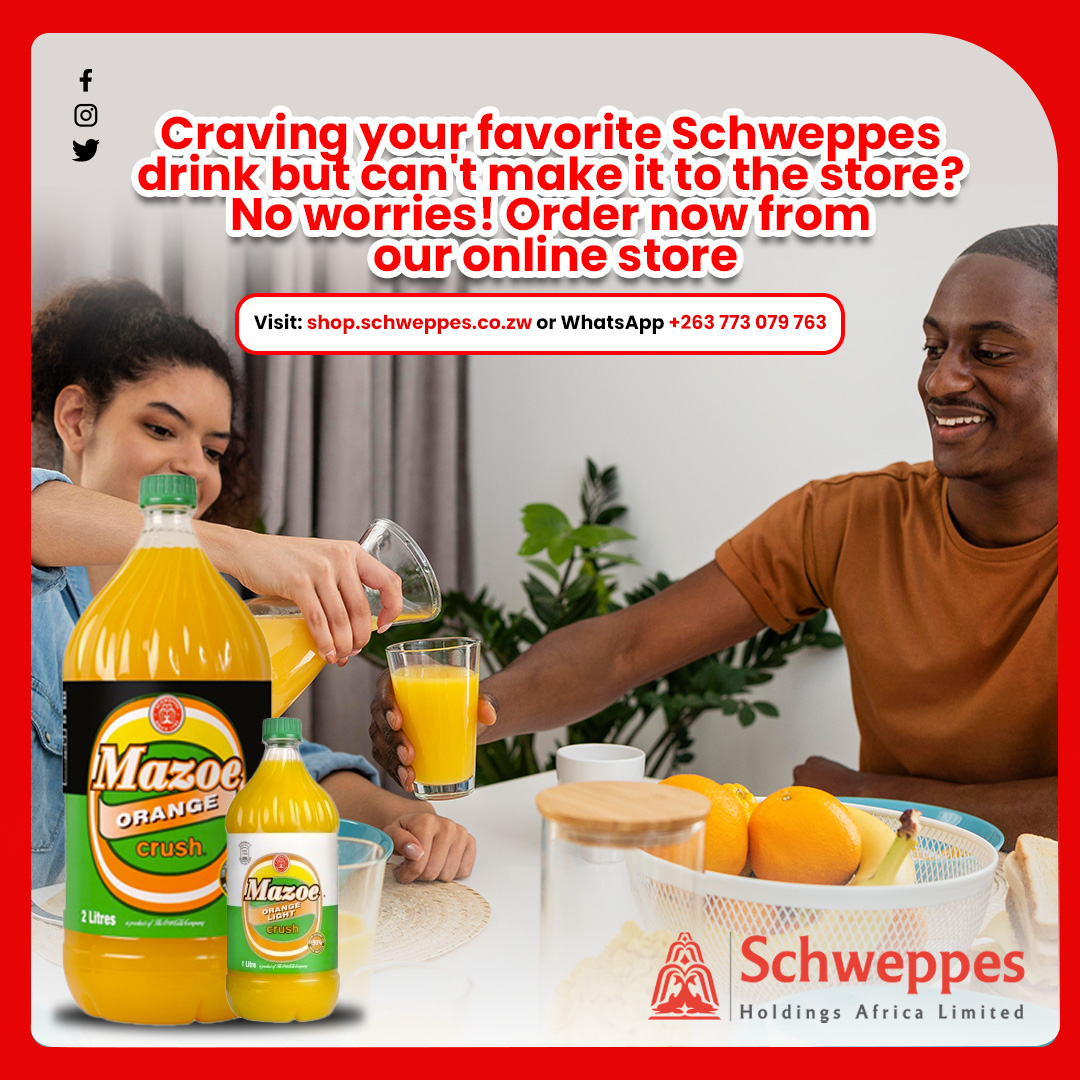SchweppesZW's tweet photo. Order now and have your favorite drinks delivered straight to your door.

https://t.co/DhoN6Ax8Rh / + 263 77 307 9763

#shoponline 
#StayRefreshed https://t.co/kgsmdAwz1e