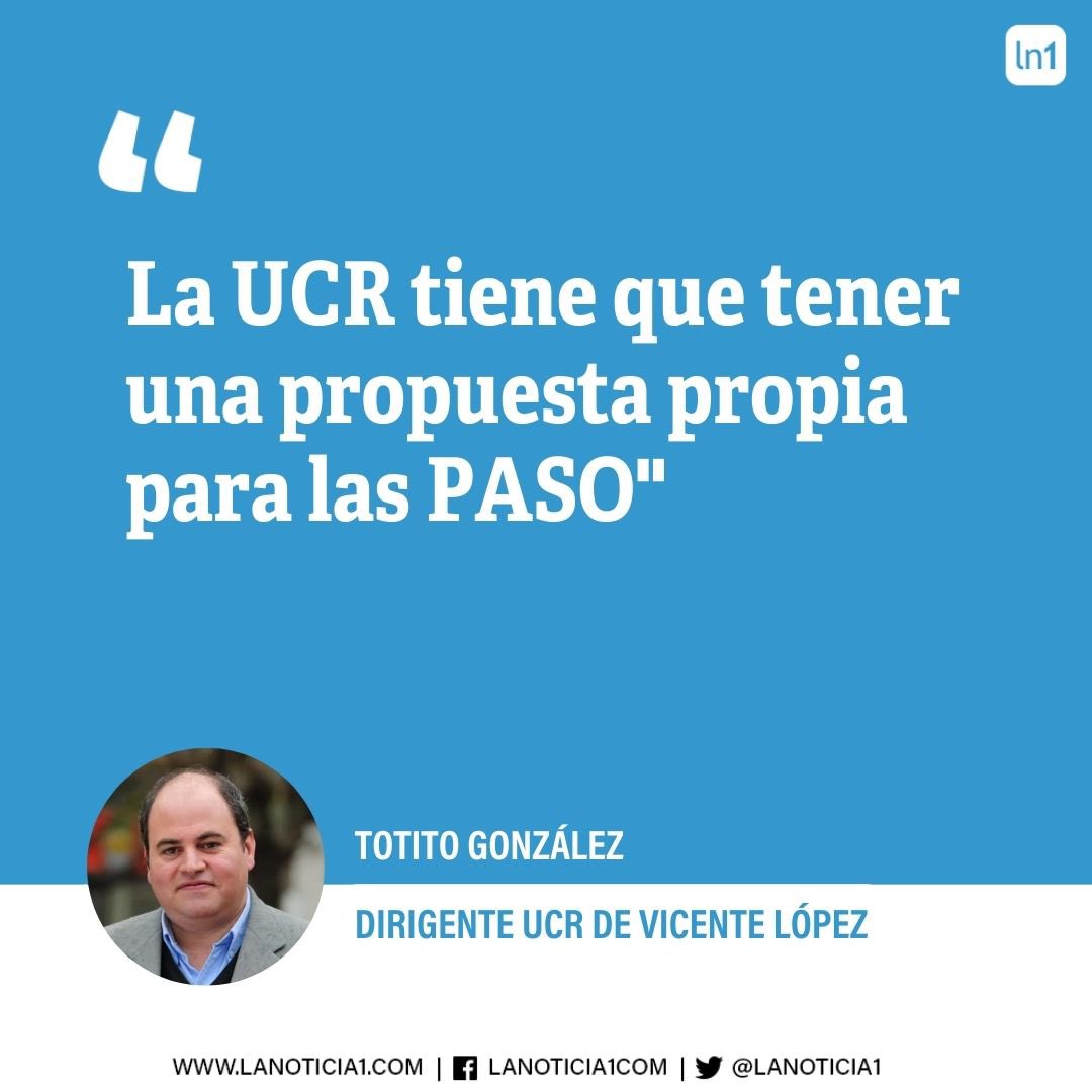 #EntrevistasenLN1 🎙️ | Totito González, histórico dirigente radical de #VicenteLópez 

El exconcejal, que hoy integra el espacio Evolución, indicó que el radicalismo debe trabajar en un proyecto propio, "buscando la excelencia y sin en contra de nadie"

<a href="/totito_UCR/">Alejandro González</a>