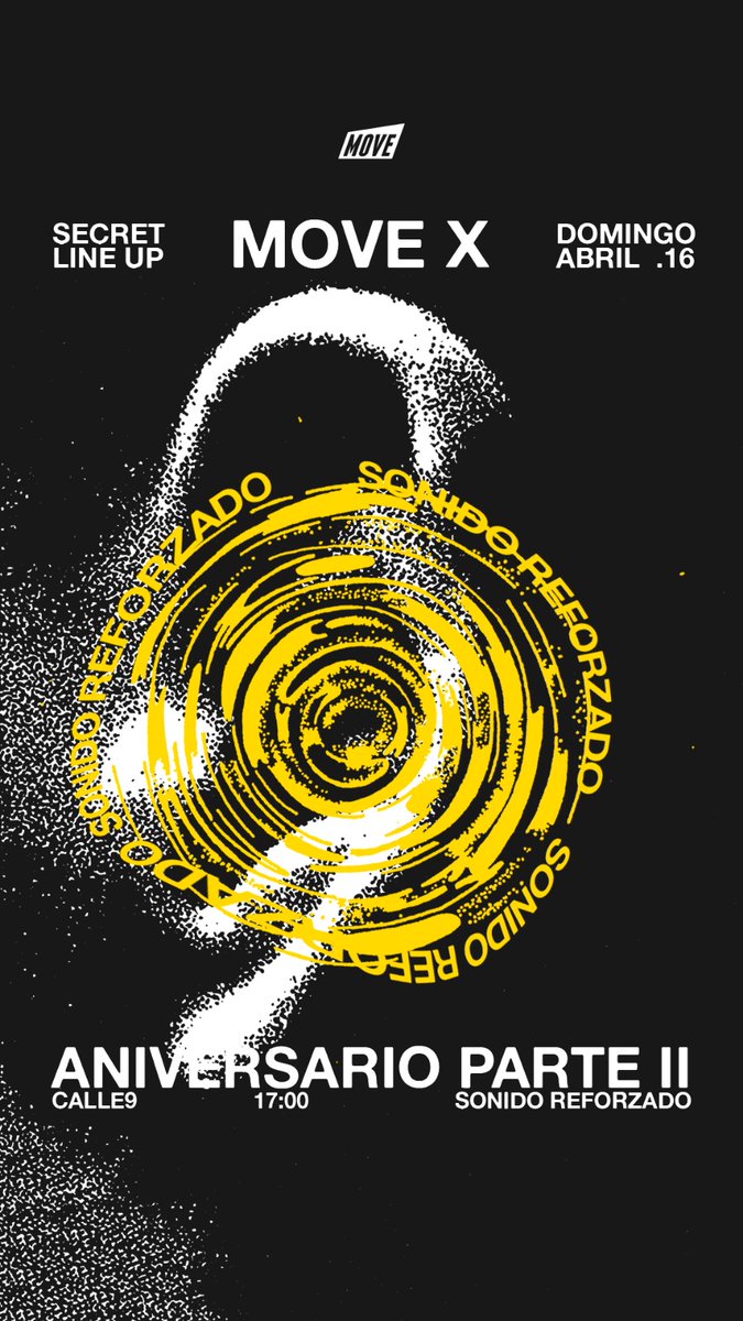 Esto no sera un domingo cualquiera.

ya saben como nos ponemos con el secret line up y el nuevo sistema de sonido que usaremos les volara la cabeza.

TICKETS: ra.co/events/1675822