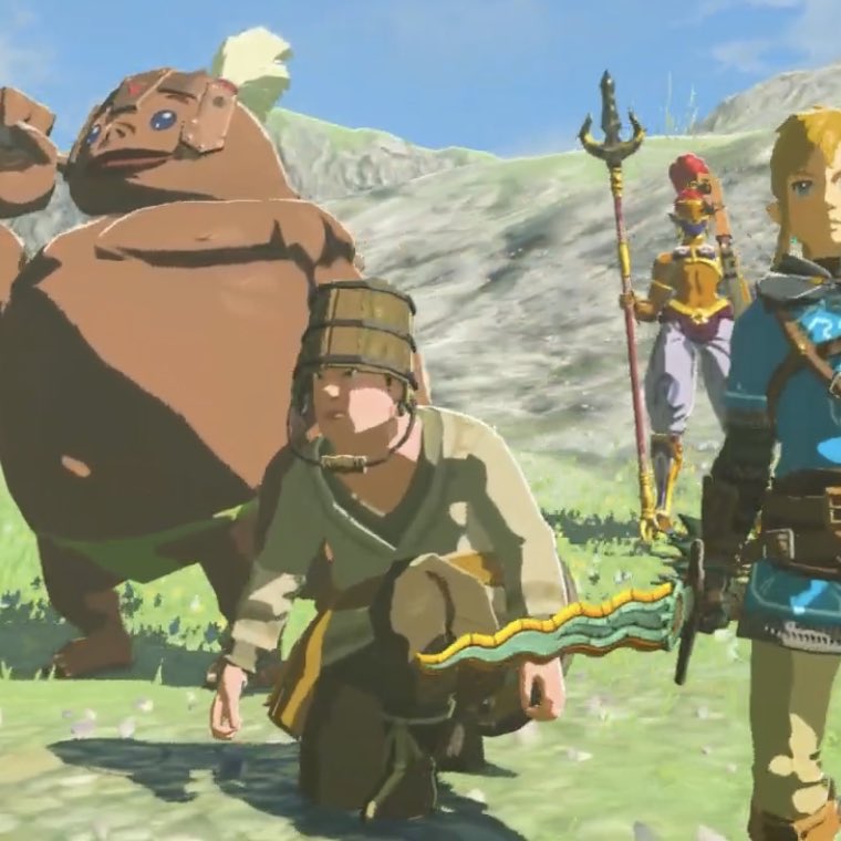 zeldatalk's tweet photo. man pulled up with a bucket helmet, he’s that serious https://t.co/E7pTI7RxCv