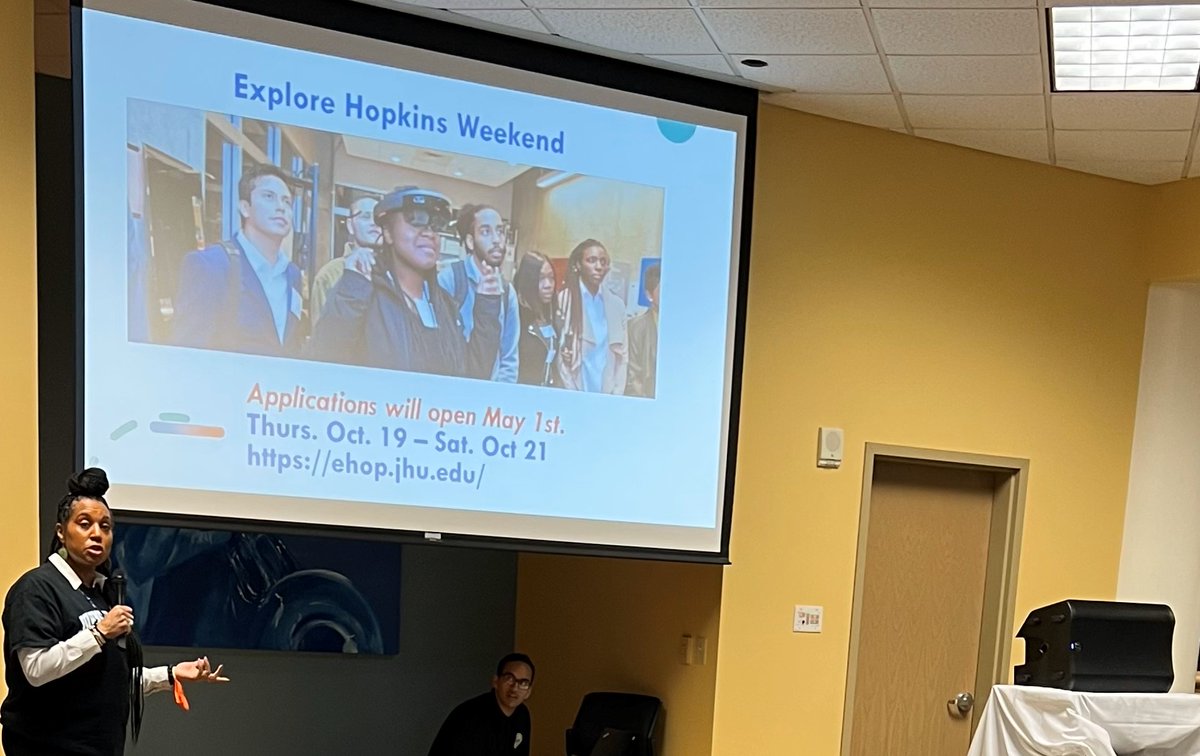 HopkinsEngineer's tweet image. Diversity Program Manager Stacey Marks visited Xavier to deliver the SGA's monthly Diversity Talk, offering advice on overcoming barriers that impede students from #HBCUs from attending grad school... and sharing details about EHOP! #BlackandSTEM #HBCUSTEM
ehop.jhu.edu
