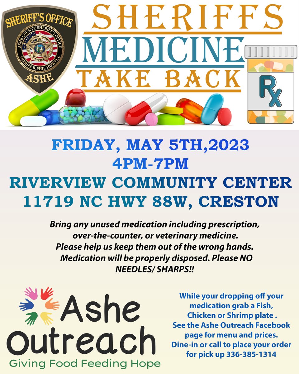 SheriffAshe's tweet photo. Mark your calendars! https://t.co/PDVxcWbfB3