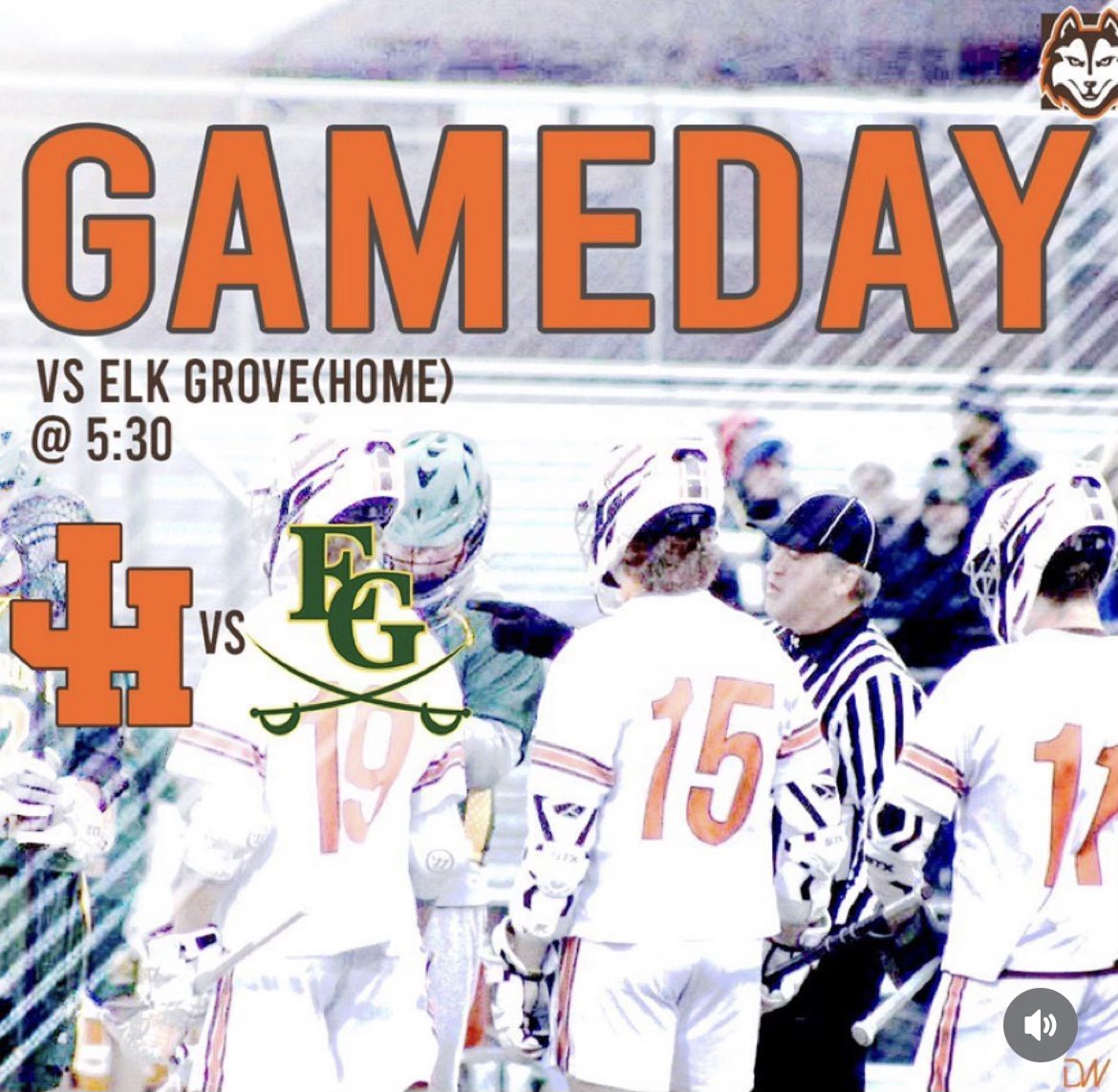 Game day for varsity at 5:30