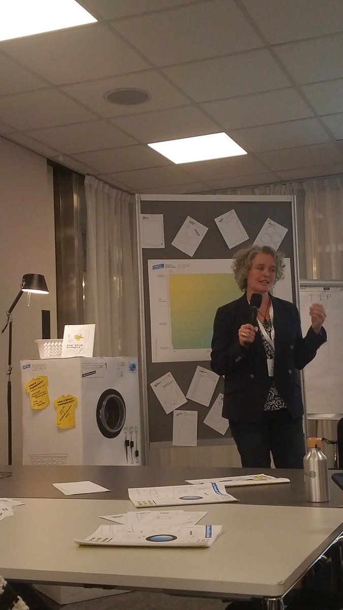 The #scicomm Laundromat - more than just hanging out our dirty laundry, but a carefully designed cycle to rinse out ideas and hang out the best ones to fold and store for later... and other laundry puns 😜
Fantastic workshop by <a href="/jo_bailey/">jo bailey</a> and <a href="/rhiansalmon/">Rhian Salmon</a> at #PCST2023