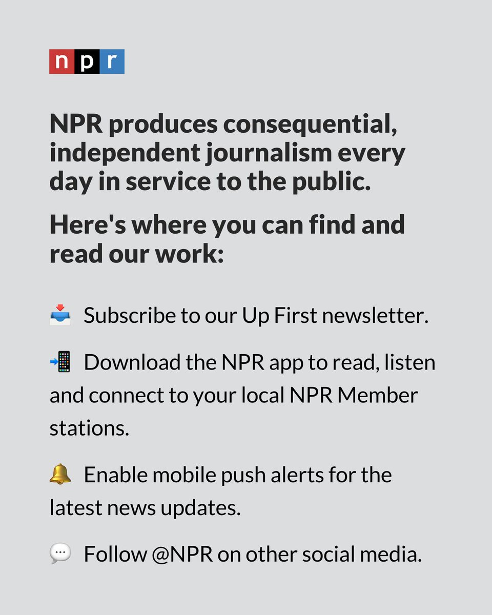 As I have noted before, i'm still going to be active here on Twitter. But if you want to find the voice of official NPR in other media spaces, look for us in some of these other places.