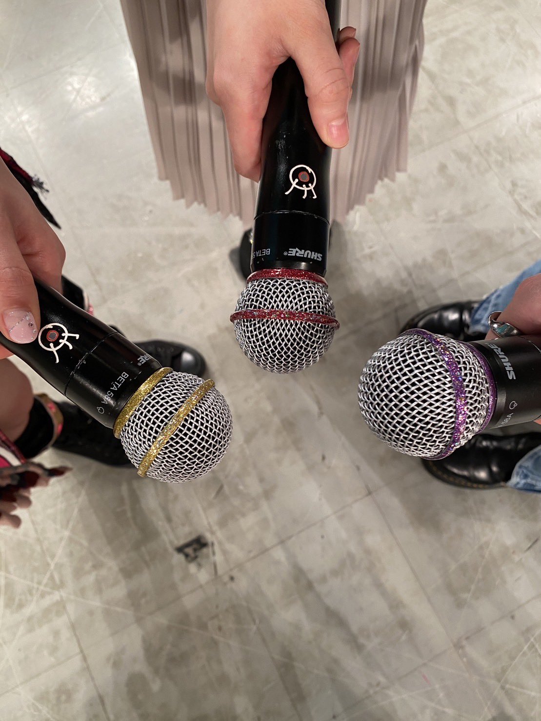 ほのさきちぃのときはいつも白でしたが
今回は黄色にしてくださったみたいで…🥲
毎回可愛いマイクで歌えて嬉しかったです🎤💛