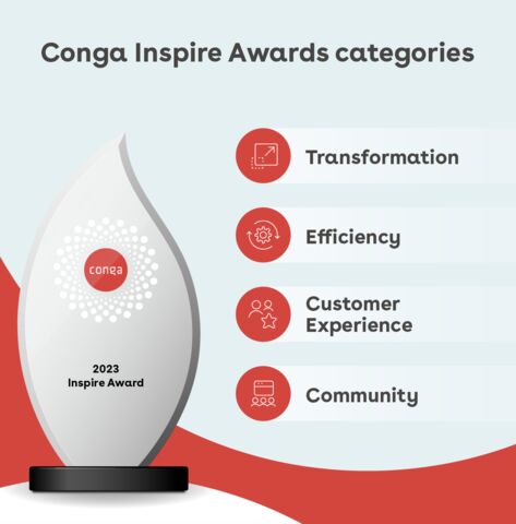 Congrats to our 2023 Inspire Award honorees: <a href="/twilio/">twilio</a>, <a href="/SonyPictures/">Sony Pictures</a>, <a href="/TMobile/">T-Mobile</a>, <a href="/MoodysAnalytics/">MoodysAnalytics id hacked temporary</a>, @edmentum, <a href="/Bayer/">Bayer AG</a> Healthcare, and Carl Harkness with <a href="/Relay_Tx/">Relay Therapeutics</a>! 👏 Learn more about the awards at okt.to/c24xtU #CongaConnect