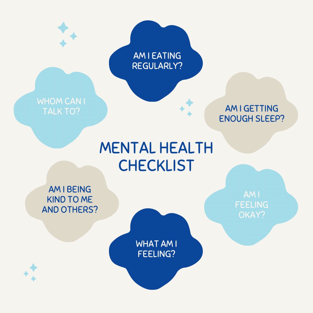 Can you check any or all of these off today?🤍☀️💙

#mentalhealthawareness #mentalhealthcounseling #mentalhealthcheckin #checkingin
