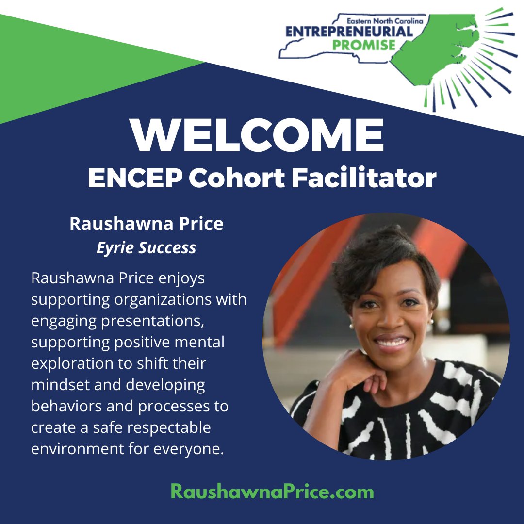 EasternNcep's tweet photo. Thank you for facilitating ENCEP Cohort IV, Raushawna Price  |  Eyrie Success - https://t.co/6k25U7q8LL https://t.co/yJiwqINBXW