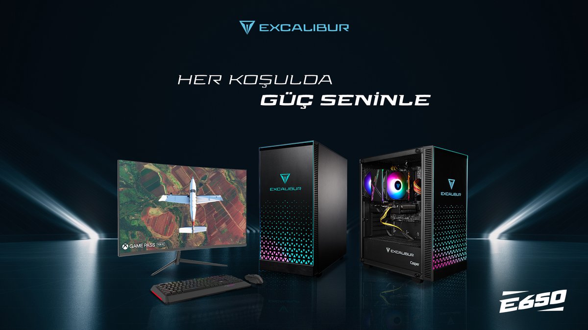 casperturkiye's tweet photo. Excalibur E650 ile gücün sınırını kendin çiz, kontrolü eline al! Çünkü oyunda güç budur!
#Casper #Excalibur #E650
https://t.co/md9IoKyMPf https://t.co/nIVFivocNR