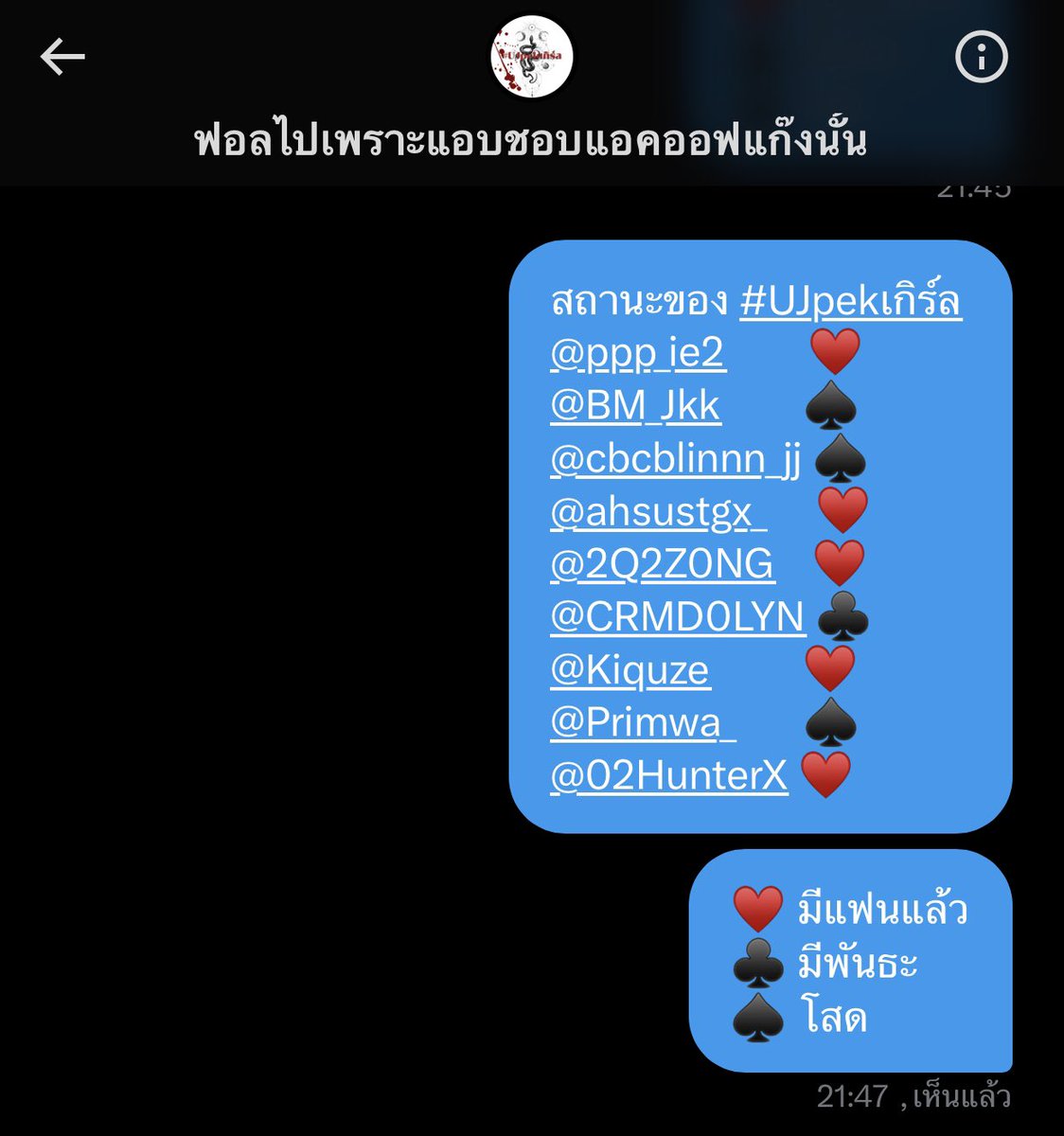 ครับก็ยังไม่ยุบ แต่มาอัพเดทสถานะครับเธอ