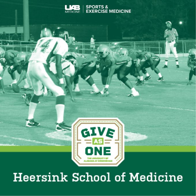 TODAY is #UABGivingDay! 🎉Join @UABHeersink
and @UABSportsMedicine in supporting our own athletic training partnership with @BhamCitySchools. Learn more and give at the link below. Share to show your support! #GiveAsOne
givecampus.com/schools/Univer…