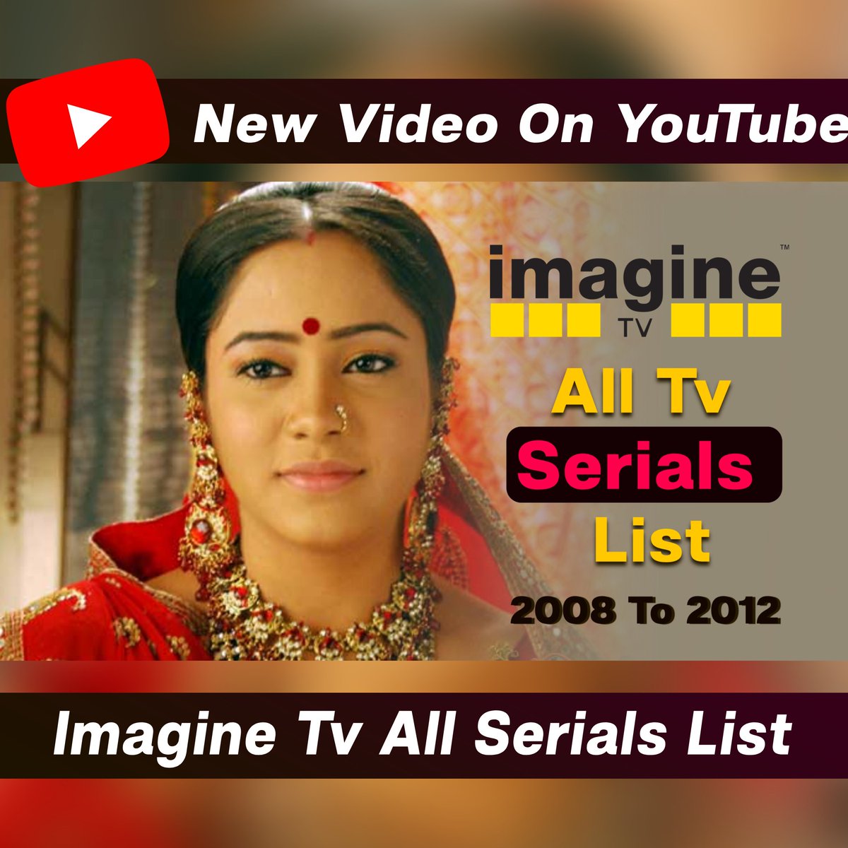 Watch Now:- youtu.be/ufyBfZnWp5I
Imagine Tv All Tv Serials List 2008-2012

#ImagineTv #Ndtv #Ndtvimagine #Bandini #DangalTv #tvserial #serial #Oldserial #VioJashn