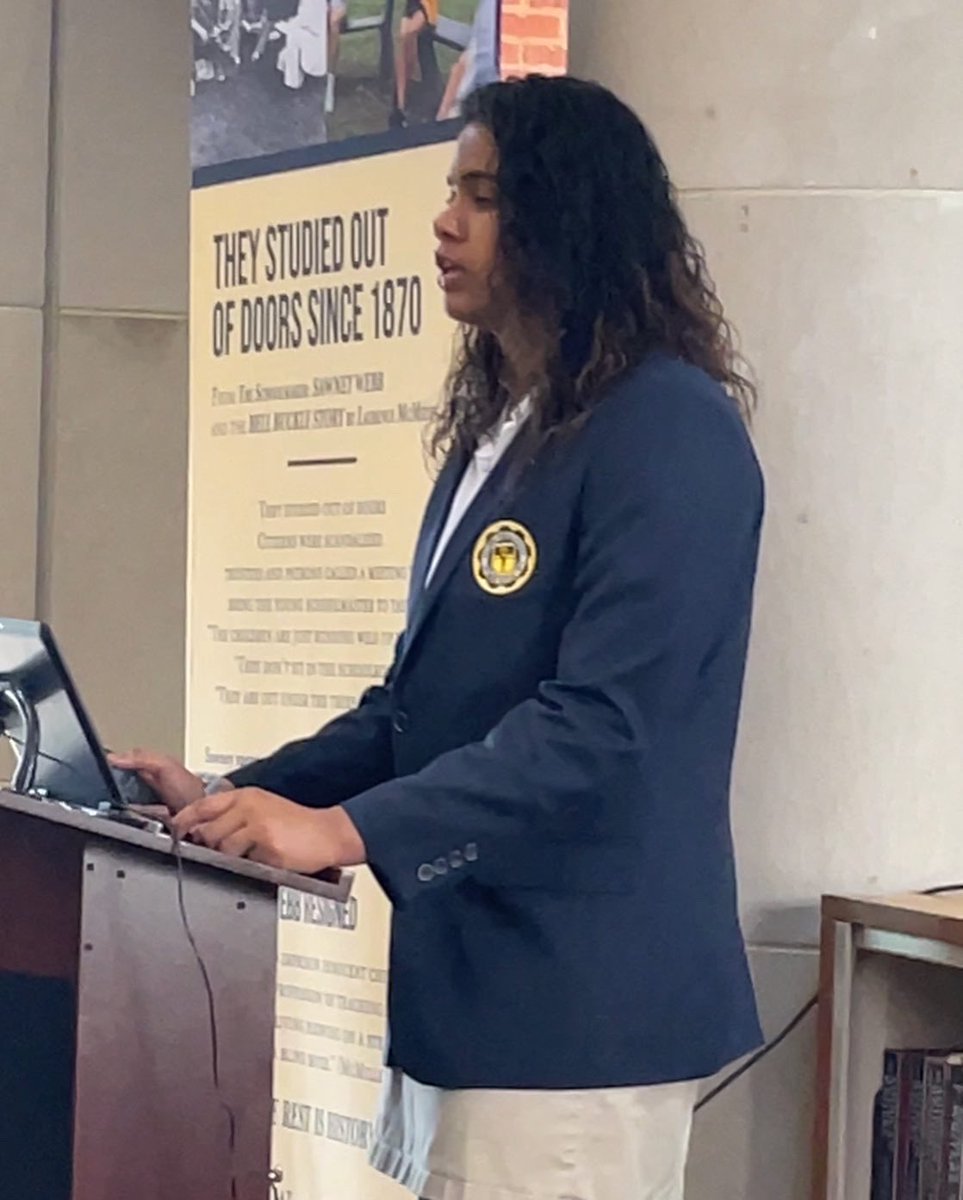HannahLittle's tweet photo. Another day of phenomenal Senior Symposium! #classof2023 #seniorcapstoneproject @thewebbschool https://t.co/avPxcp4tHV
