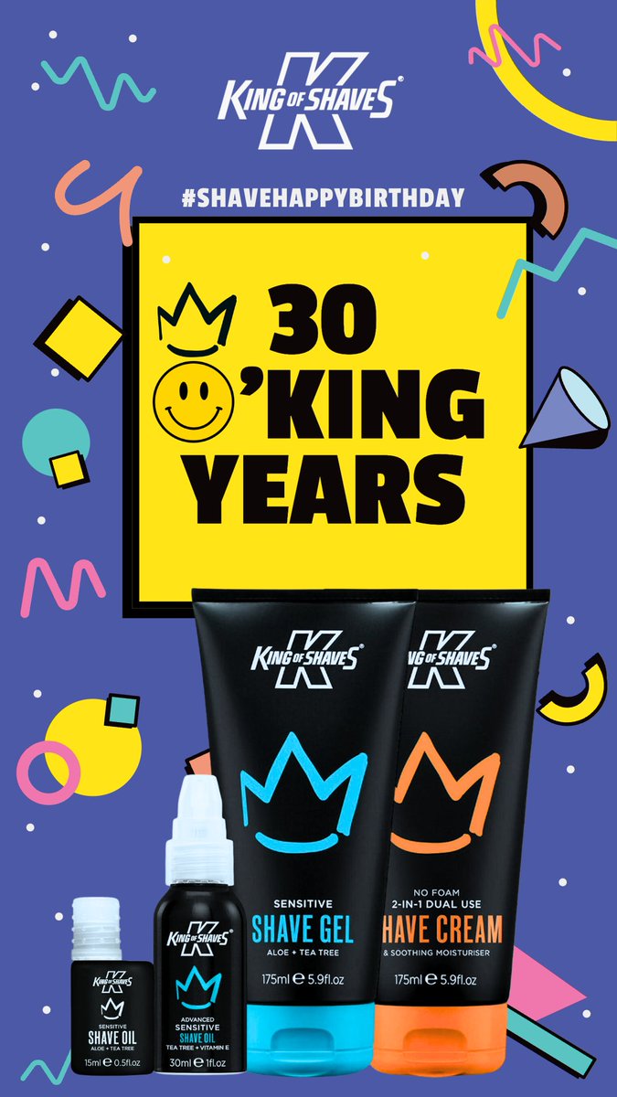 nrchilds89's tweet photo. 30 'king years #shavehappybirthday @KingofShaves @OneMinuteBriefs  #nostalgia https://t.co/6Asf1UsYNh