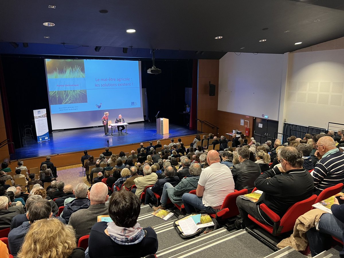 [#AG2023] Retrouvez en images l’Assemblée générale de la MSA Portes de Bretagne, en présence de la directrice générale, <a href="/MarineMarot/">Marine Marot</a>, et du Conseil d’Administration.

📸 Découvrez en images quelques photos de cette matinée.